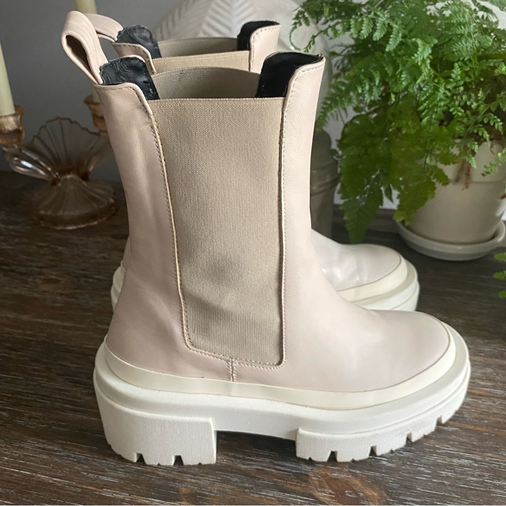Equitare Women’s Blush Aletta Ankle Boots Leather Platform Chunky Sole US6‎ EU36